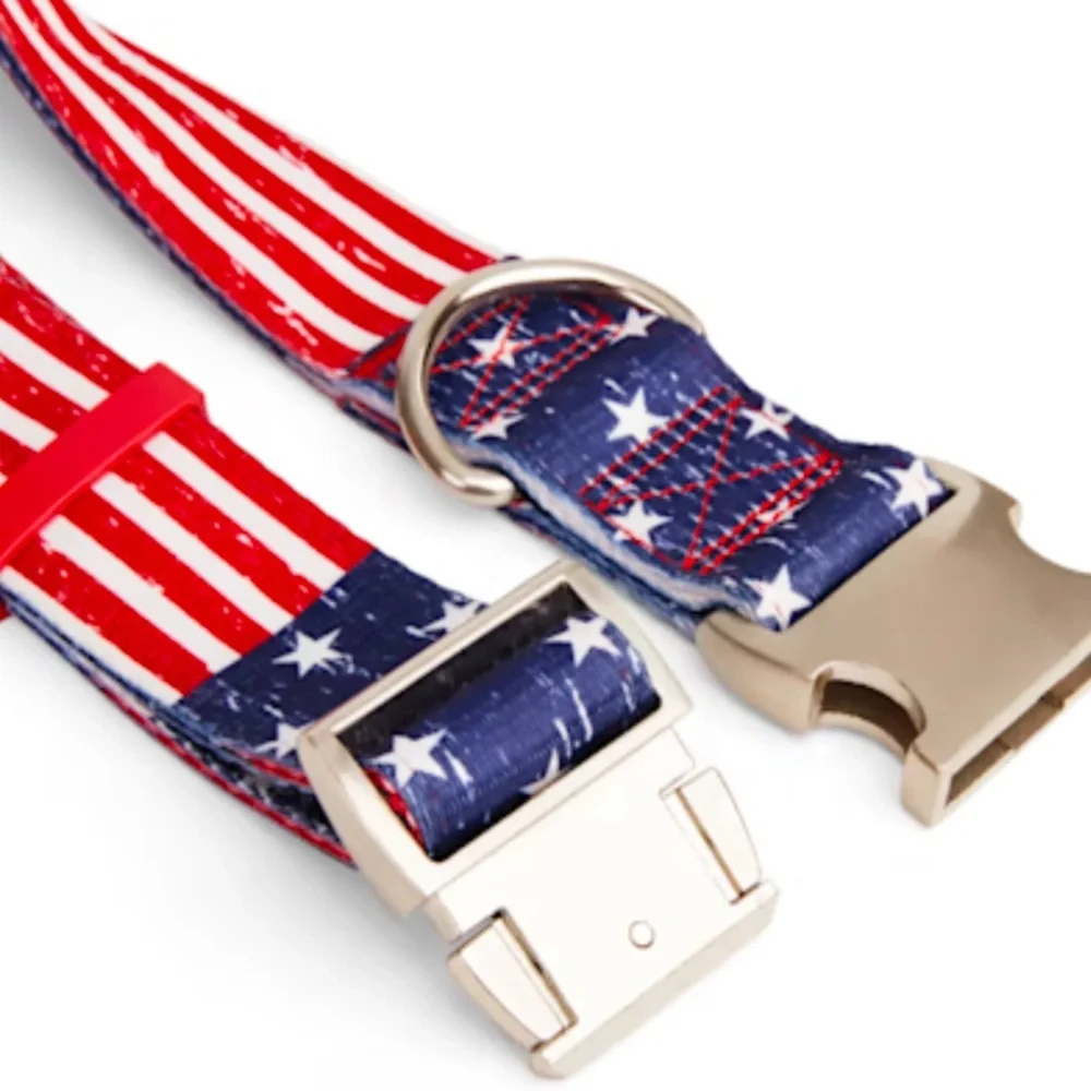 NWT American Flag Dog Collar XXL/XXXL